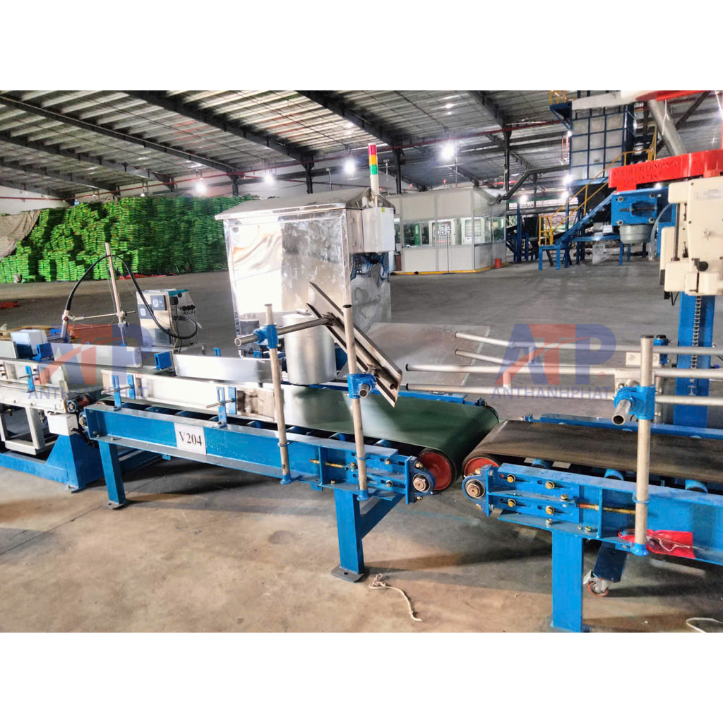 Băng tải lật bao