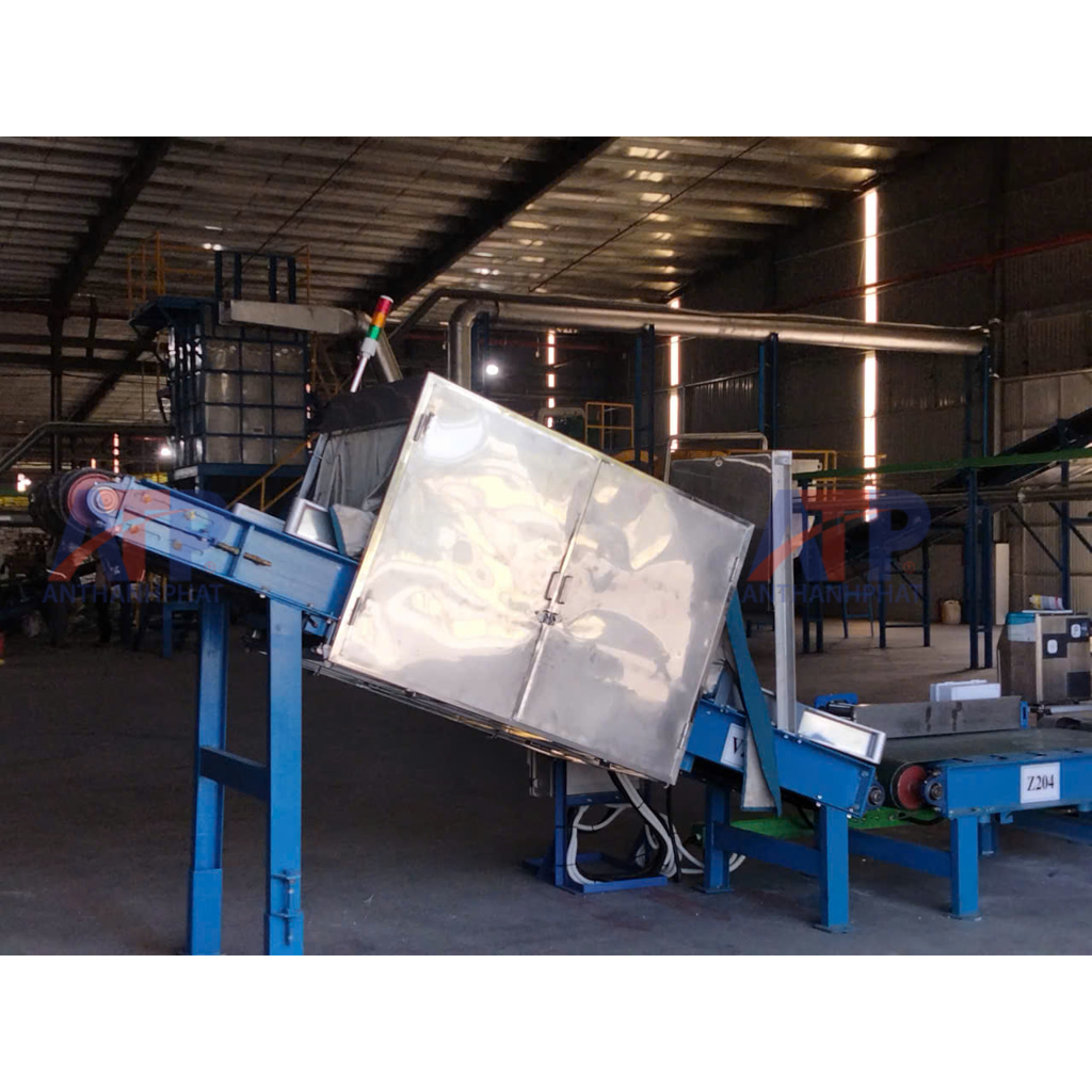 Băng tải nghiêng lên vai KẾT HỢP BỘ ĐẾM