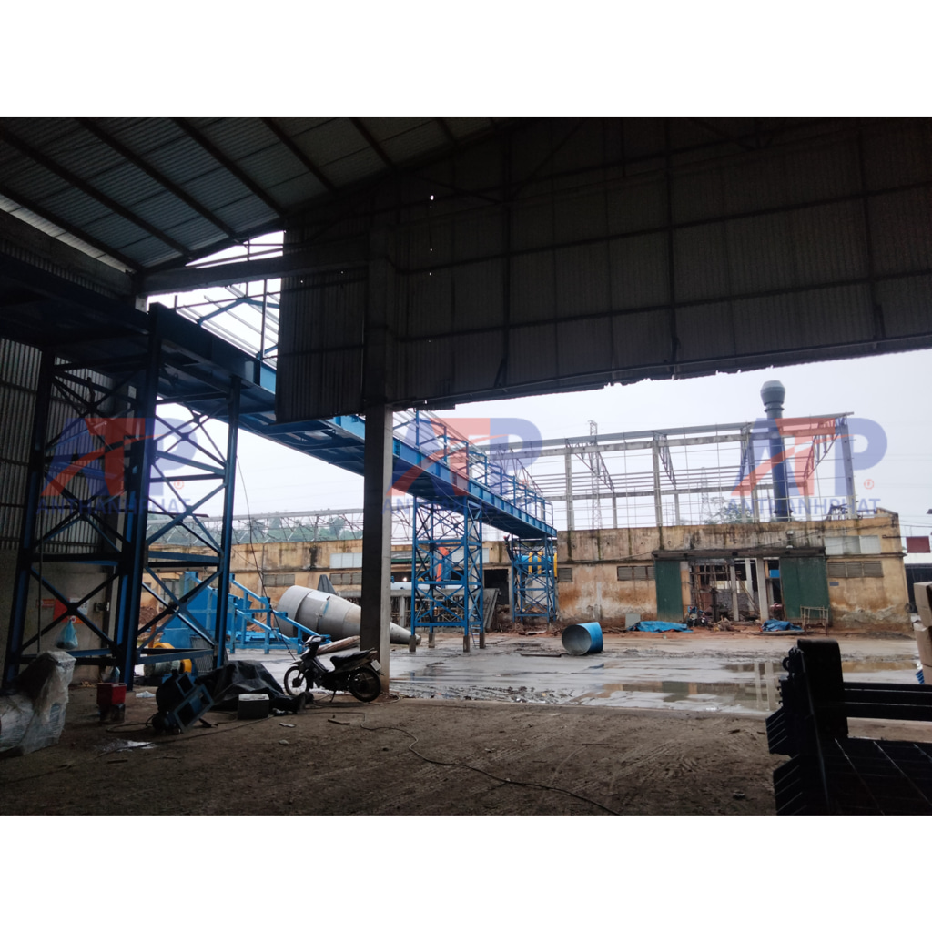 Sàn thao tác băng tải trên cao