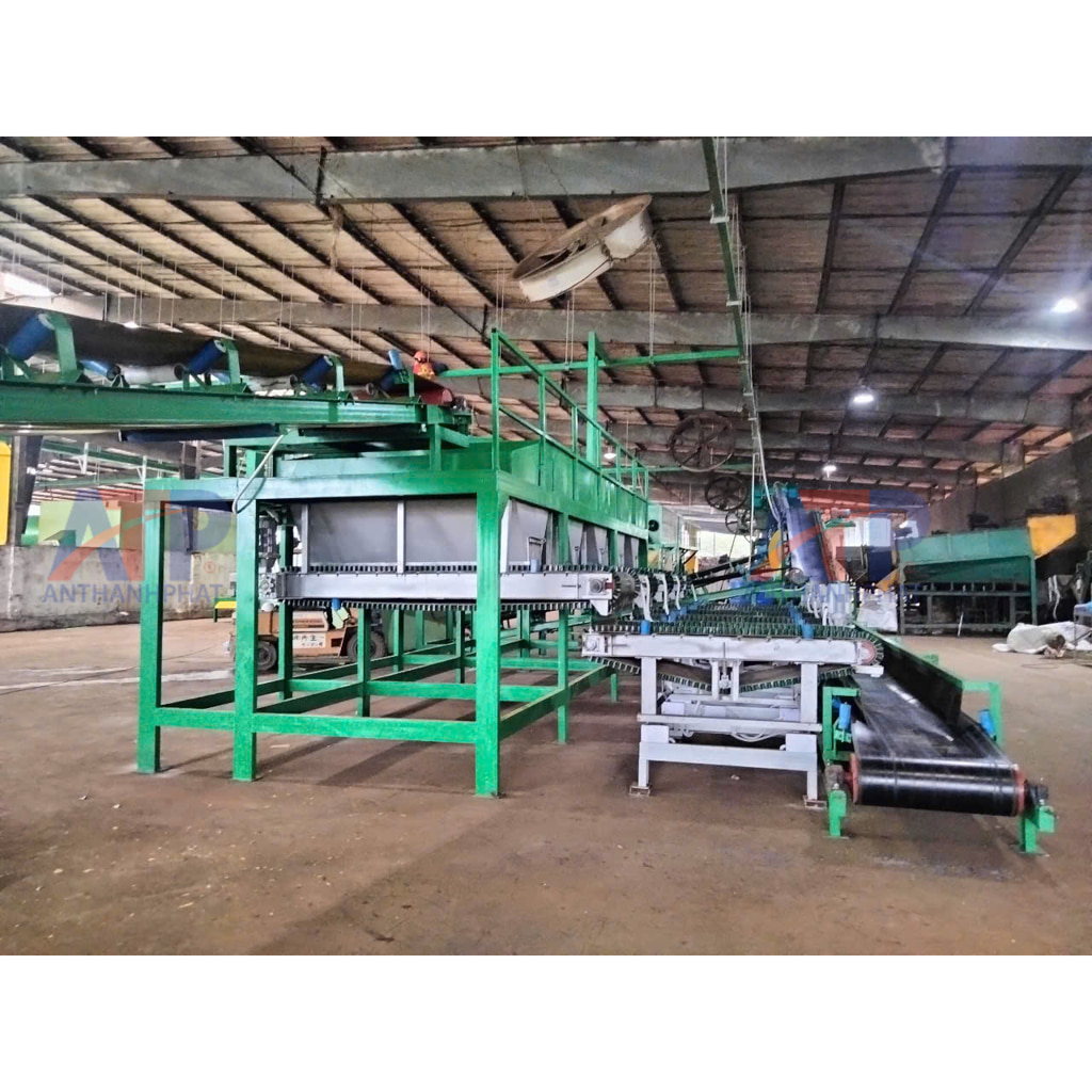 Cụm cân bằng định lượng trong dây chuyền sản xuất phân bón hữu cơ vi sinh dạng viên